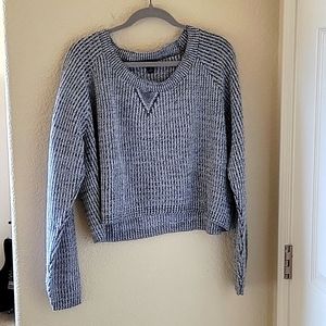Torrid Stitched Crop Long Sleeve Sweater